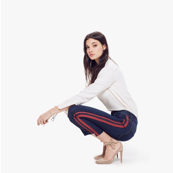 MOTHER Crop Step Fray in Speed Racer - size 28 - Picture 5 of 7